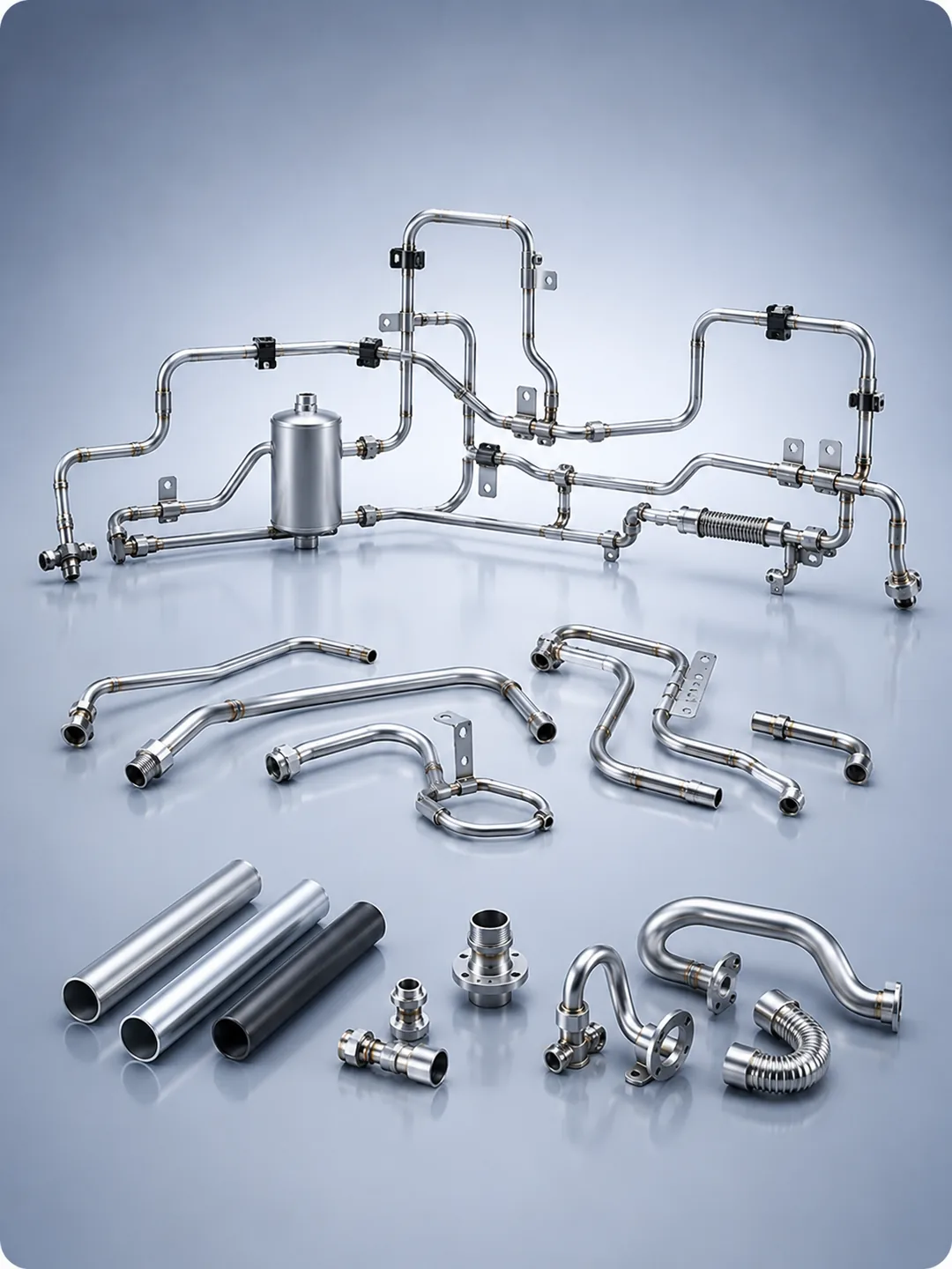 Custom metal tube products application