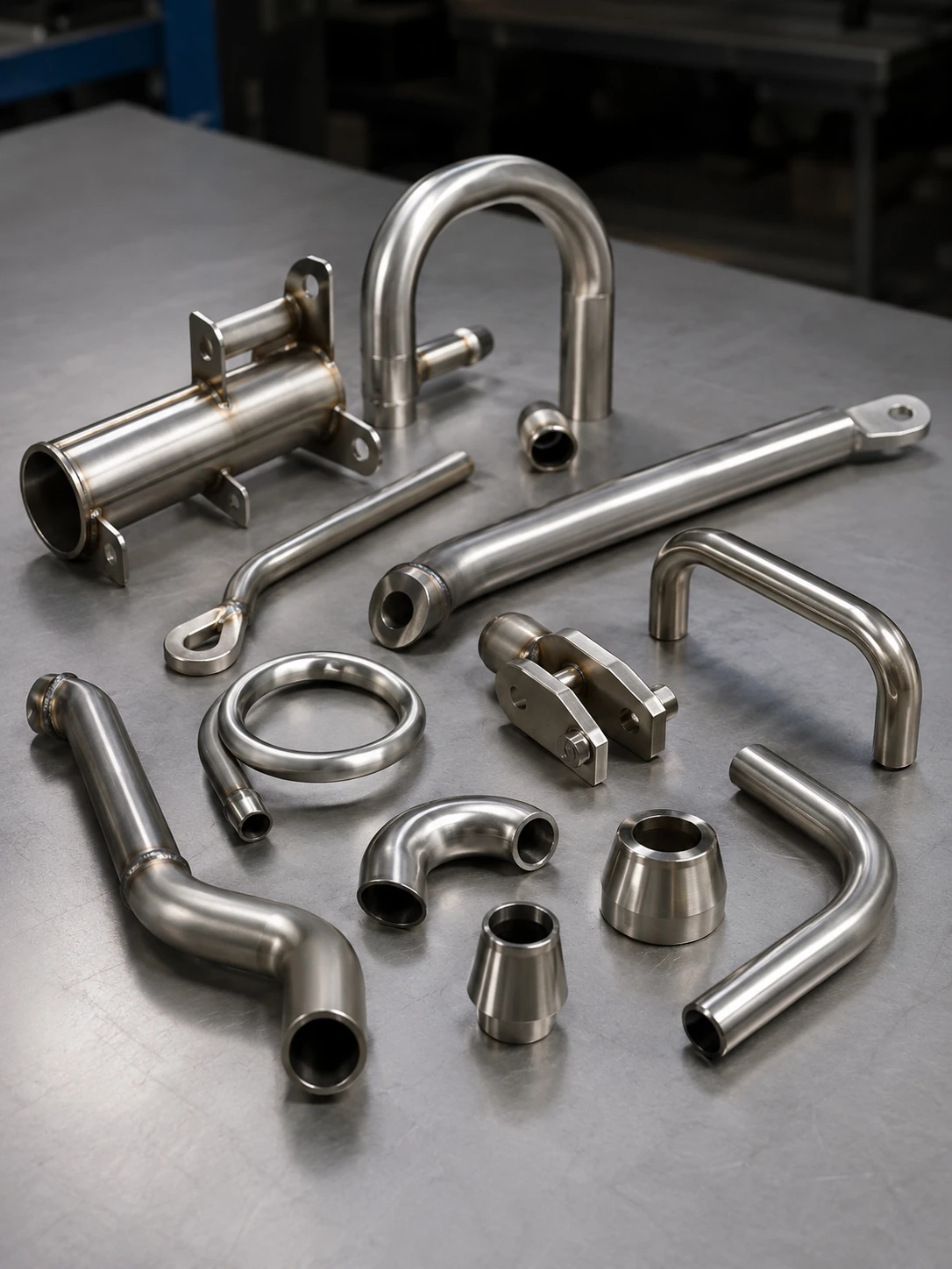 Examples of custom metal tube products tube components