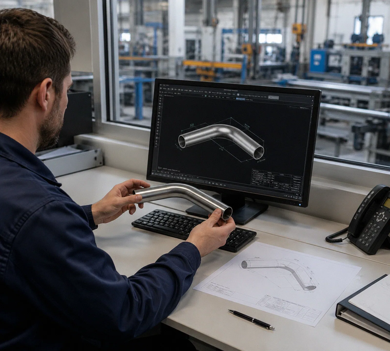 Customer drawing review for tube processing