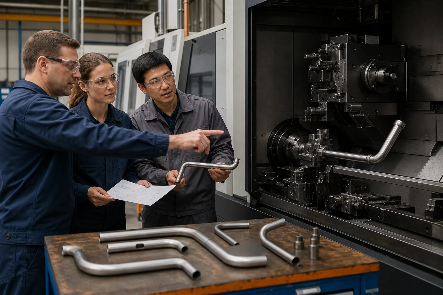 Concept visualization of engineers learning through machine-side technical collaboration
