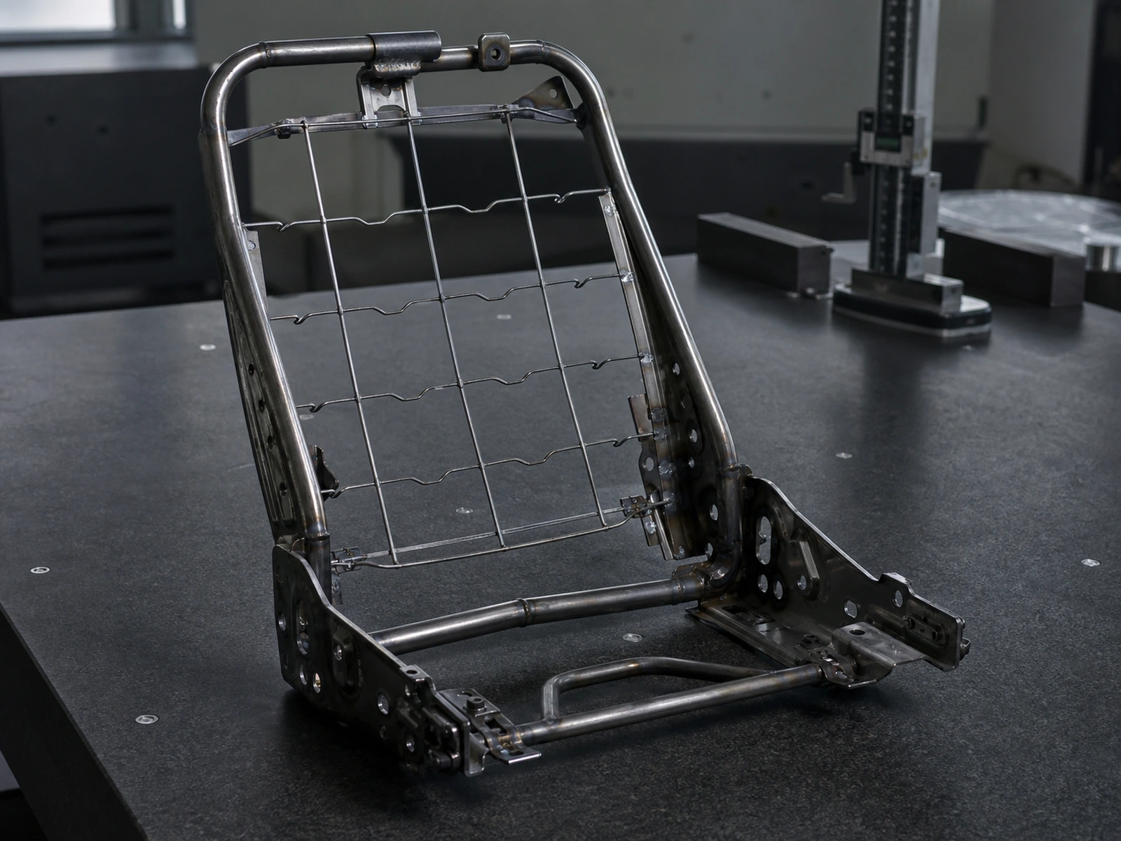 Automotive tubular seat frame assembly