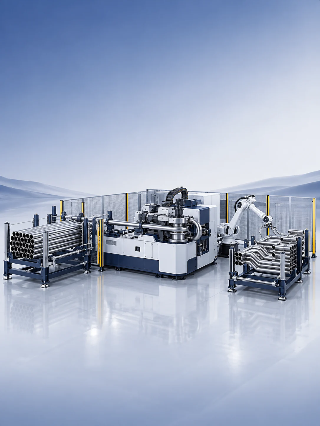 Custom Tube Processing & Automation application illustration